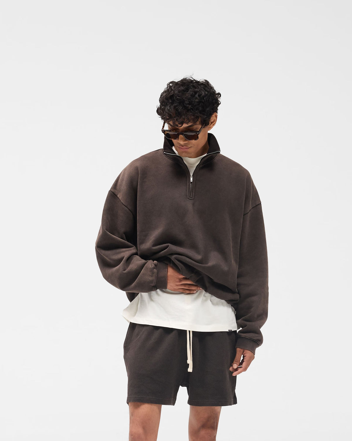 Heavyweight Henley Sweater