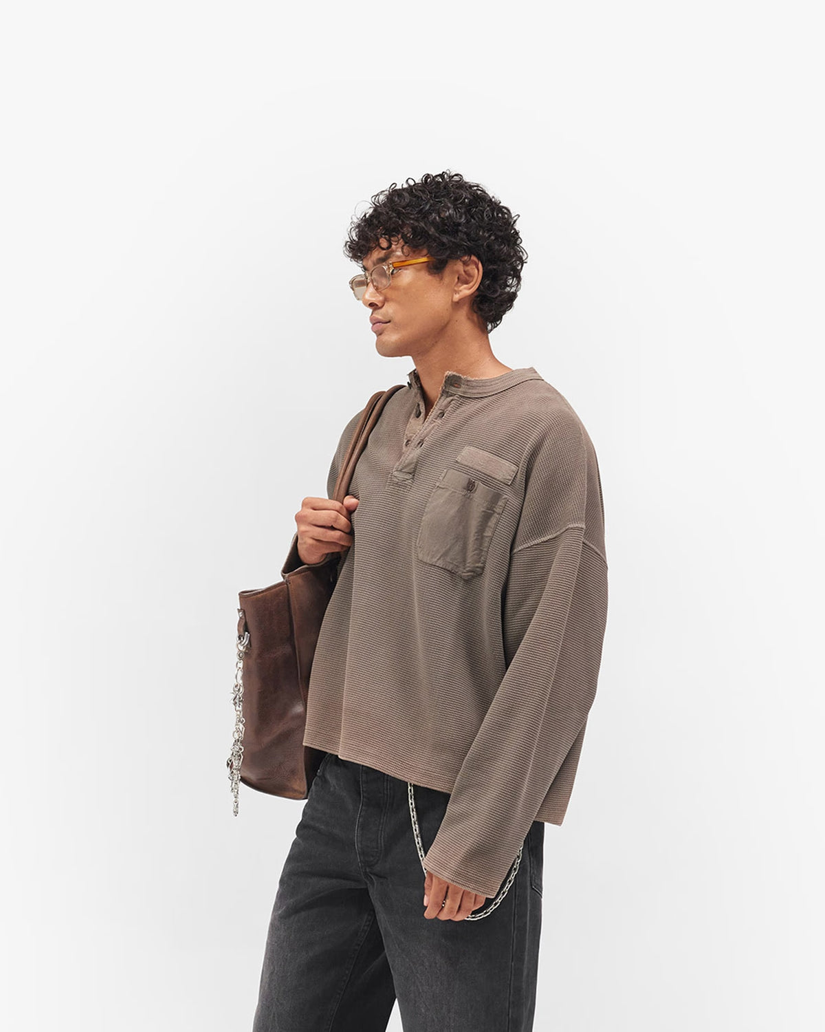 Heavyweight Henley Sweater