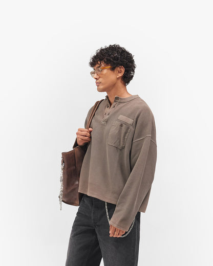 Heavyweight Henley Sweater
