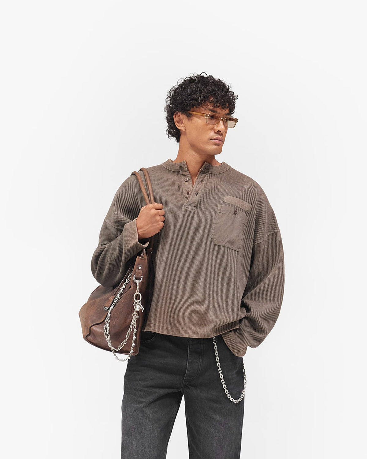 Heavyweight Henley Sweater