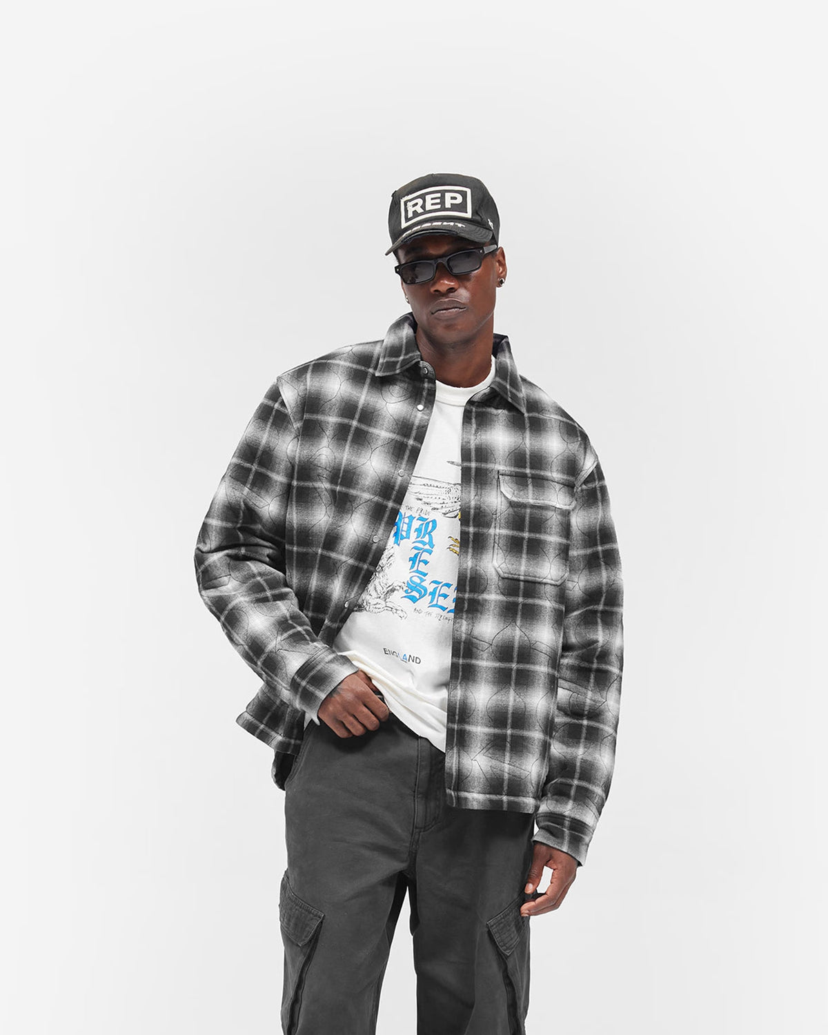Logo Quilted Shirt